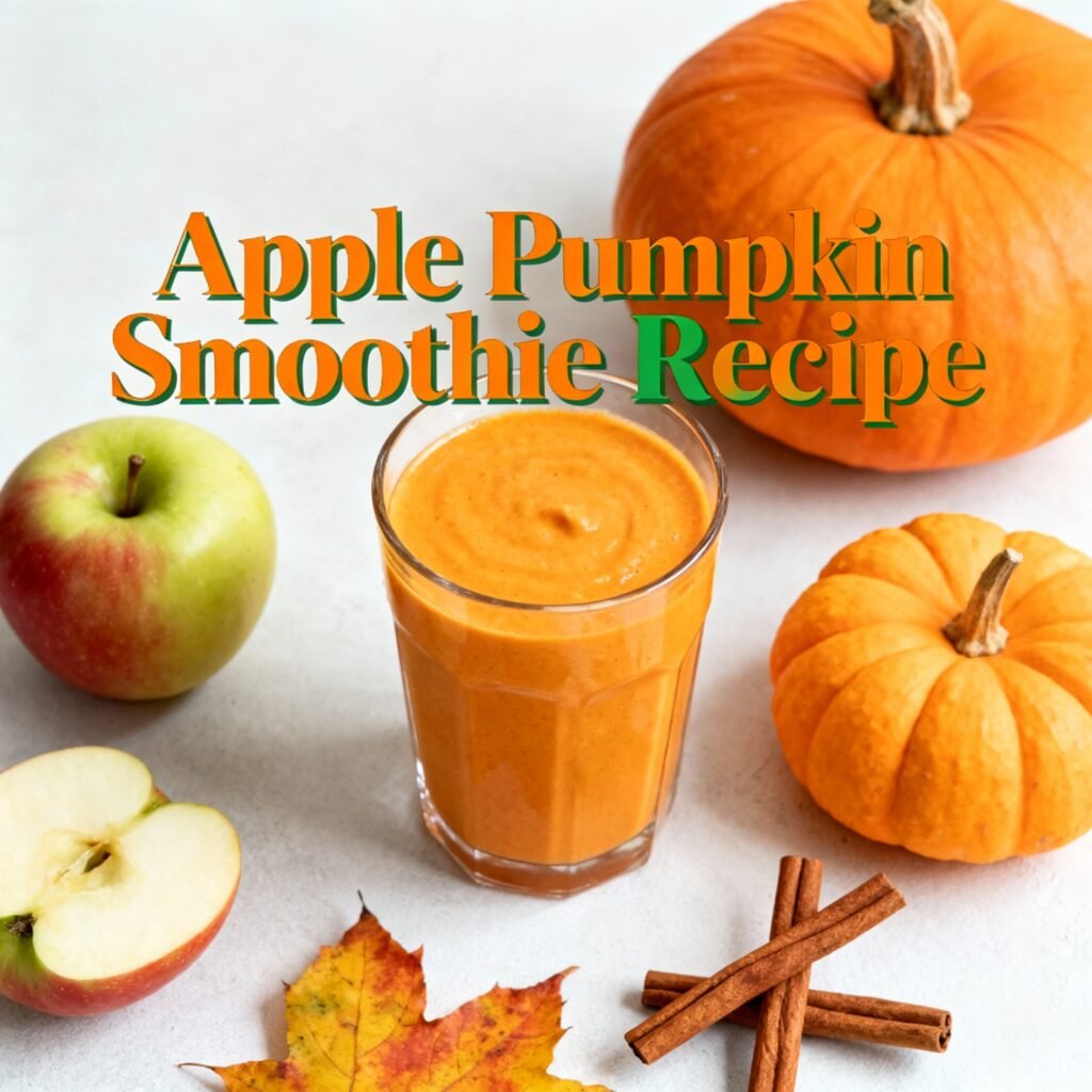 Apple Pumpkin Smoothie Recipe (Easy Fall Breakfast!)