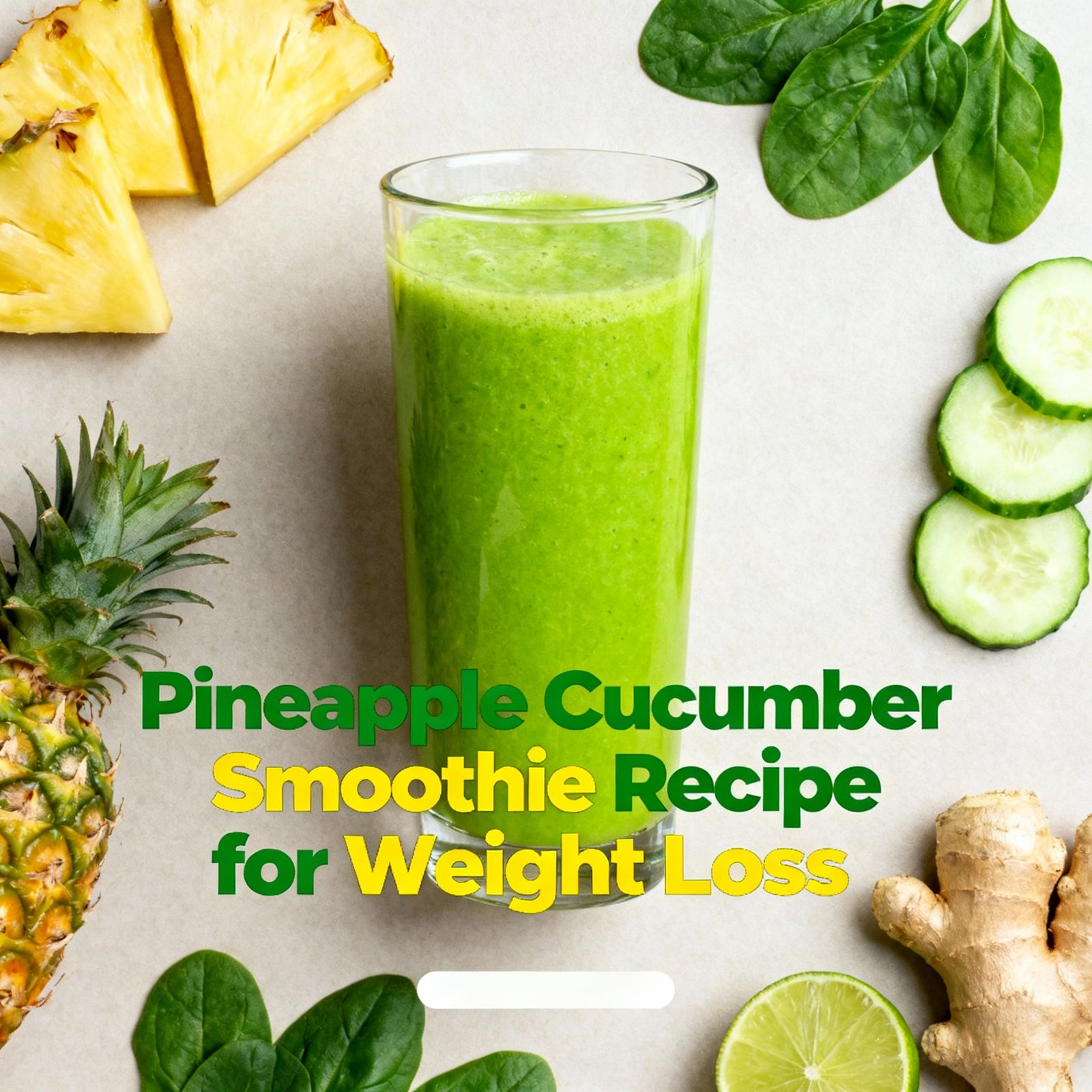 Pineapple Cucumber Smoothie Recipe